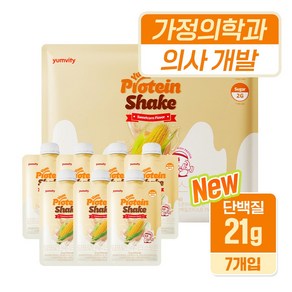 얌비티 얌프로틴 한끼 식사대용 저당 단백질 쉐이크 스윗콘맛 7개입, 1개, 7회분