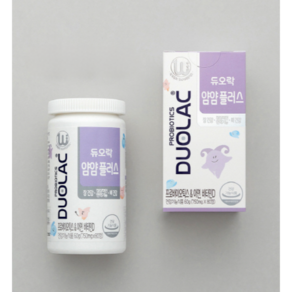 듀오락 얌얌플러스 750mg x 80정 40일분, 1개