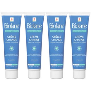 Biolane 비올란 다이애퍼 체인지 기저귀 크림 100ml 4팩, 4개