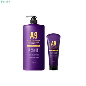 A9 탈모샴푸 대용량 약산성 탈모증상완화 1000ml + 200ml, 2개