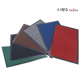 초대형 현관매트 업소용발매트 출입구매트 사무실 학교 이랑매트180X90, 블랙, 블랙, 1개