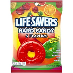 5 Flavos Lifesaves Had Candy 5 Flavos Bag 6.25 oz, 177g, 1개