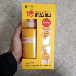 락토덤 피부에 유익한 생보습로션 400ml x 1입 30ml x 2입, 460g, 1개