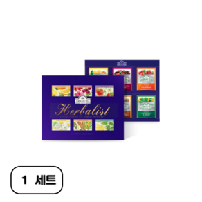 아마드티 셀렉션 허브차 세트 + 쇼핑 백, 6종, 1세트