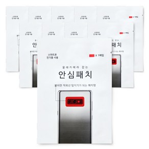 안심패치 붙이는 몰래카메라 탐지기 3매입 X 3박스 국내 해외 여행필수품 몰카탐지기, 2개, 혼합색상