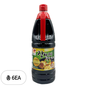 뚜레반 장아찌 간장소스, 1.8kg, 6개