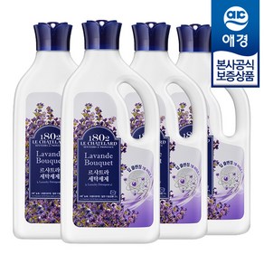 르샤트라1802 세탁세제 라벤더부케, 2L, 4개