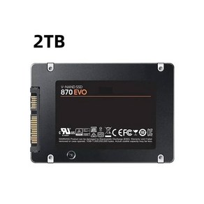 샤오미 노트북 마이크로 컴퓨터 데스크탑용 솔리드 스테이트 디스크 SSD 870 EVO 500G 1TB 2TB 내장 HDD 하드 드라이브 Sata3 2 5 인치, 3) 2TB