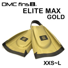 DMC 엘리트 맥스 골드 수영 지느러미 보디 서핑 보드 오리발 다이빙 스노클링 해양 활동 초보자, GOLD