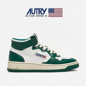 AUTRY ACTION SHOES 오트리 액션 슈즈 캐주얼 스포츠 남여공용 스니커즈 그린 하이탑