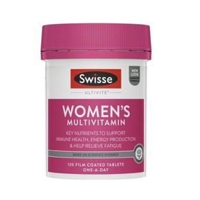 스위스여성 멀티 비타민 여성얼티바이트 120정 SWISSE Women's Ultivite Multi-Vitamin Tab 120 Tablets, 1개