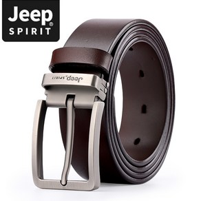 JEEPSPIRIT 남성용 가죽 벨트 OM18CD996BT0434 + 벨트선물용박스