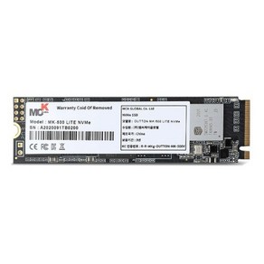 [엠씨케이글로벌] OUTTON MK-500 LITE M.2 NVMe 2280 [512GB TLC], 512GB, OUTTON MK-500 LITE Seies M.2 2280 NVMe 512GB TLC