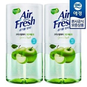 애경 애경ST 홈즈 에어후레쉬 크리스탈워터 방향소취제 400ml x2개, 2개