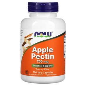 나우푸드 사과식이섬유 애플펙틴 700mg 120캡슐 2통 Apple Pectin