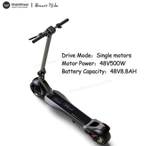 전기 스케이트보드 fo widewheel 500w two wheel electic scootes dual moto scoote wide, 단일 모터 8.8a