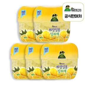 산도깨비 화장실용탈취제 레몬향 300g 탈취제, 30개