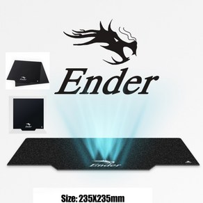 235x235mm / Creality 플레이트 3D 베드 Pro용 스티커 3 Ender 베드 플렉스 유연한 프린터 마그네틱 플랫폼 Ender 3