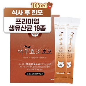 티트리트 여우효소 초코맛, 90g, 1개