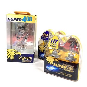 남영전구 H7 슈퍼350 전조등, 12V H4 슈퍼350