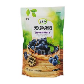 뉴뜨레 칠레산 냉동 블루베리 1kg /무가당홀 우양냉동식품, 4개