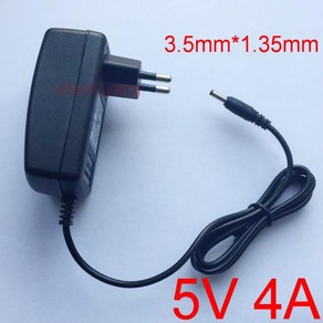 1PCS 교체 5V 4A AC DC 어댑터 충전기 EU 플러그 Lenovo Ideapad 100S 11IBY 80R2 dc 3.5mm, 01 EU plug, 01 EU plug