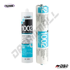 [TOPSEAL] 탑씰1002 (Window and Doo(Balcony)(창호주위/발코니전용실란트) 300ml/CTG, 백색300ML 카트리지타입 25개(1박스), 1개