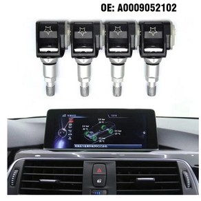 TPMS 타이어 압력 센서 메르세데스 벤츠 E 클래스 W213 S213 CLS A257 A 클래스용 교체 0009052102 A0009052102 4 개