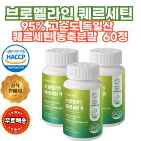 네이처스업 고함량 브로멜라인 퀘르세틴 독일산 고순도 95%퀘르세틴 HACCP인증, 1개, 60정