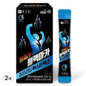 종근당 젤세라 블랙마카 부스터 맥스 14포 2박스, 2개, 280ml