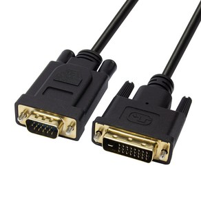 에이치디탑 DVI-D TO RGB 액티브 IC칩 VGA 케이블 2M HT-HDV020, 1개