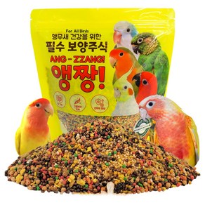 리프패럿 앵무새 필수 보양식 앵짱 사료, 500g, 1개