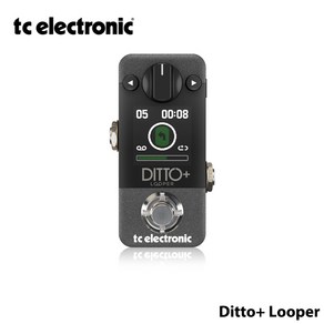 TC Electonic Ditto+ Loope 기타 페달, 1개