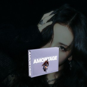 [홀로그램 슬리브 증정] 블랙핑크 지수 JISOO - AMORTAGE 아모르타주 앨범 한정반, 블랙