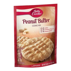 Betty Cocke Cookie Mix 베티 크로커 쿠키 믹스 Peanut Butte 496g, 1개