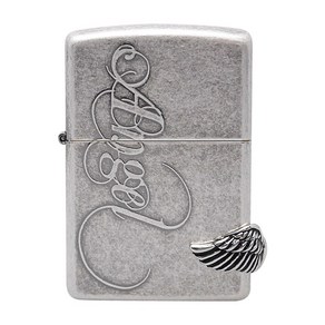 ZIPPO 라이터 LOVE ANGEL 1 SILVER ANTIQUE