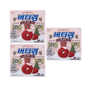 해태 버터링딥 레드벨벳, 없음, 3개, 155g