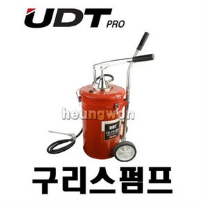 UDT 수동구리스펌프 UD-25M 5012985 구리스펌프 주입기, 1개