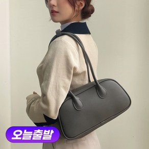 [세븐스에비뉴] 국내제작 가죽가방 로키 바게트백