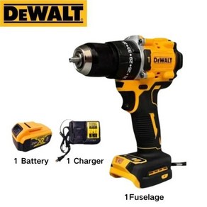 전동드릴 DeWalt 리튬 배터리 브러시리스 임팩트 스크루 드라이버 컴팩트 20V 충전식 대형 토크 전기 Dcf805, 1) 1Battey1Chage, 1개