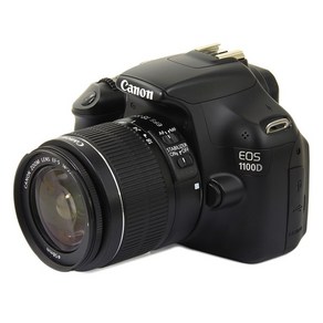 캐논카메라 DSLR 18-55mm ii ​​렌즈가 장착된 canon eos 1100d