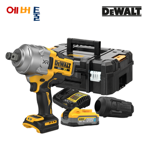 디월트 DCF964H1T 20V MAX XR 브러쉬리스 하이토크 임팩트 렌치 - 본체 배터리1 충전기 케이스, 1세트, 본품 + 배터리1개