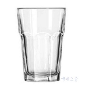 엠에스몰 유리잔 425ML 홈카페유리컵 투명유리컵, 1개