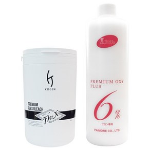 코겐 플렉스 탈색약 500ml+파이모아 산화제 6% 1000ml, 1개