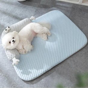 퍼피즈랩 강아지 쿨 매트 고양이 쿨링 여름 산뜻 방석 80cm