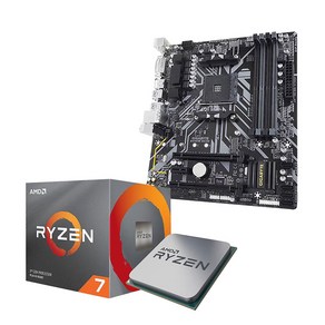 GIGABYTE B450M-DS3H 메인보드 + AMD Ryzen 7 3700X CPU 번들