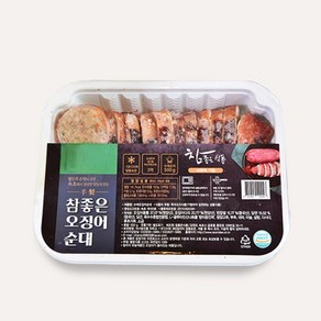 속초 중앙시장 오징어순대 슬라이스 500g, 1개, 속초 오징어순대 슬라이스 500g