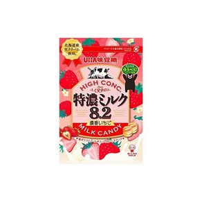 UHA 미각당 특농 우유 8.2 진한 딸기 75g×4봉투, 1g, 1개