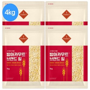 고대곡물 정품 발아카무트 1kg X 4, 4개