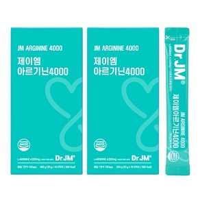 제이엠 아르기닌 4000mg / 15포, 300g, 2개